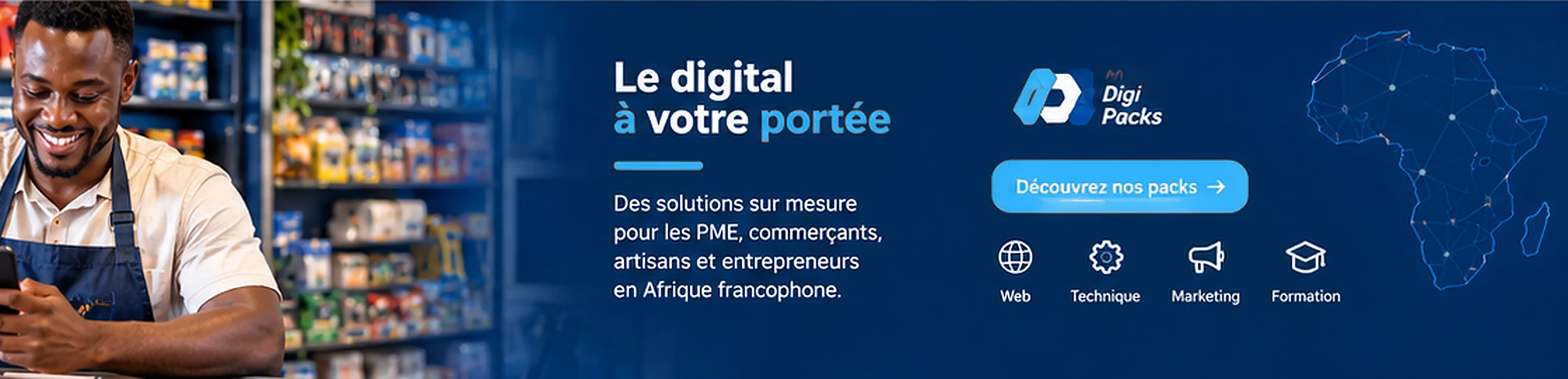 Le digital à votre portée : des solutions sur mesure pour les PME, commerçants, artisans et entrepreneurs