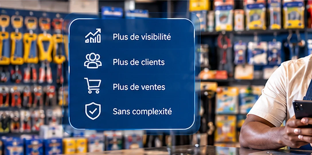 Plus de visibilité, plus de clients, plus de ventes, sans complexité